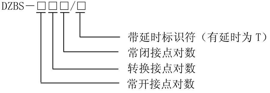 DZBS-008型號分類及含義