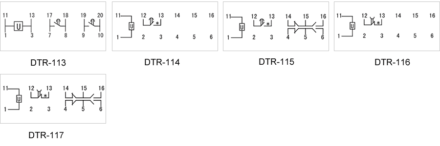DTR-116內部接線圖