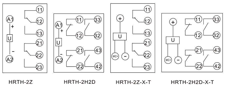 HRTH-J-2Z內部接線圖